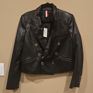 Tommy Hilfiger Black Double-Breasted Blazer